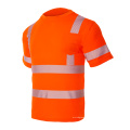 High Visibility Moisture Wicking short Sleeve Safety Shirt